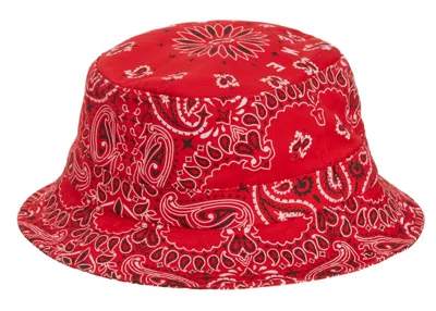 Pre-owned Supreme Men's  Bandana Crusher Hat In Red