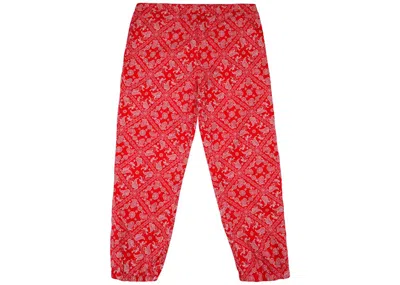 Pre-owned Supreme Men's  Bandana Track Pant In Red