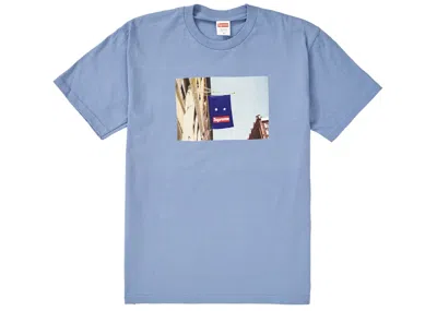 Pre-owned Supreme Men's  Banner Tee Shirt In Slate