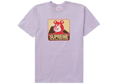 Pre-owned Supreme Men's  Bear Tee Shirt In Light Purple