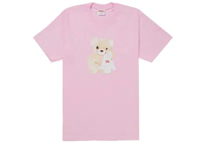Pre-owned Supreme Men's  Bear Tee Shirt (ss25) In Light Pink