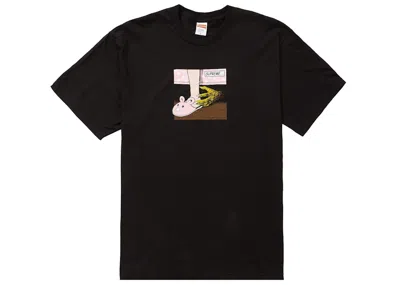Pre-owned Supreme Men's  Bed Tee Shirt In Black