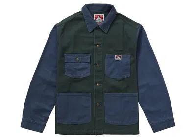 Pre-owned Supreme Men's  Ben Davis Chore Coat In Navy Blue