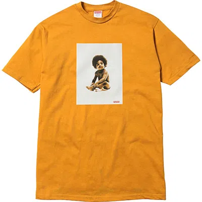 Pre-owned Supreme Men's  Biggie Tee Shirt In Gold