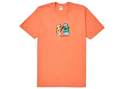 Pre-owned Supreme Men's  Bite Tee Shirt In Neon Orange