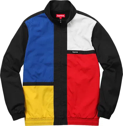 Pre-owned Supreme Men's  Blocked Track Jacket In Black