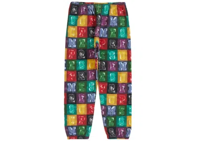Pre-owned Supreme Men's  Blocks Sweatpant In Multi