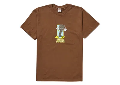 Pre-owned Supreme Men's  Bolt Tee Shirt In Brown