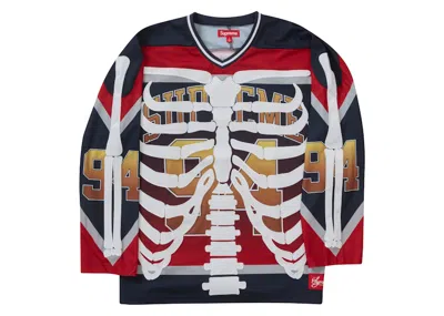 Pre-owned Supreme Men's  Bones Hockey Jersey In Multi