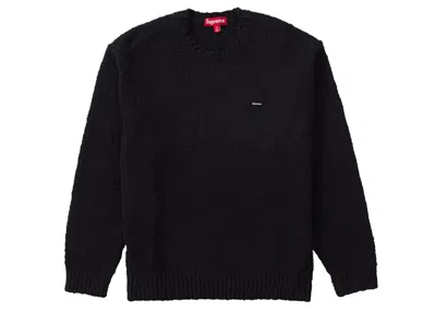 Pre-owned Supreme Men's  Bouclé Small Box Sweater In Black
