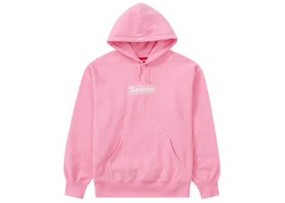 Pre-owned Supreme Men's  Box Logo Hooded Sweatshirt (fw21) In Pink
