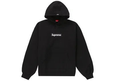 Pre-owned Supreme Men's  Box Logo Hooded Sweatshirt (fw23) In Black