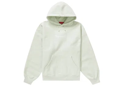 Pre-owned Supreme Men's  Box Logo Hooded Sweatshirt (fw23) In Light Green