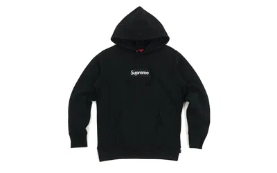 Pre-owned Supreme Men's  Box Logo Hooded Sweatshirt In Black