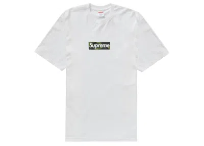 Pre-owned Supreme Men's  Box Logo Tee Shirt (fw23) In White