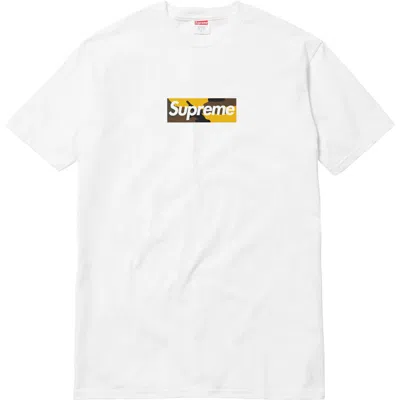 Pre-owned Supreme Men's  Brooklyn Box Logo Tee Shirt In White