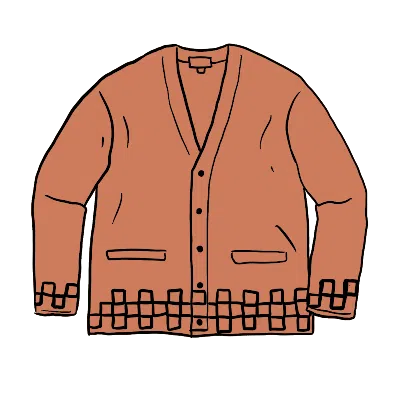 Pre-owned Supreme Men's  Brushed Checkerboard Cardigan In Camel