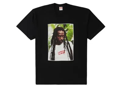 Pre-owned Supreme Men's  Buju Banton Tee Shirt In Black