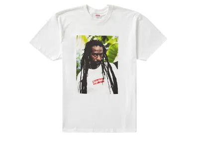 Pre-owned Supreme Men's  Buju Banton Tee Shirt In White