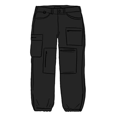 Pre-owned Supreme Men's  Cargo Flight Pant (ss21) In Black