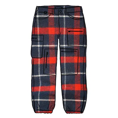 Pre-owned Supreme Men's  Cargo Flight Pant (ss21) In Tartan In Multi