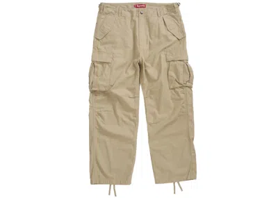 Pre-owned Supreme Men's  Cargo Pant (fw25) In Khaki In Brown