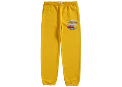 Pre-owned Supreme Men's  Champion Chrome Sweatpant In Gold