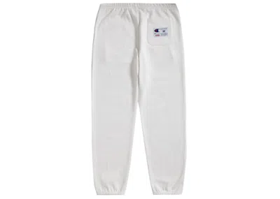 Pre-owned Supreme Men's  Champion Chrome Sweatpant In White