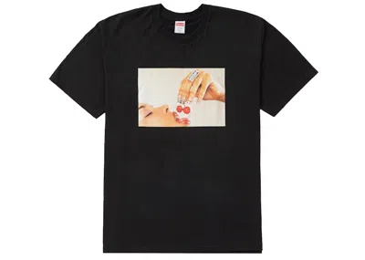 Pre-owned Supreme Men's  Cherries Tee Shirt In Black