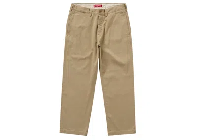 Pre-owned Supreme Men's  Chino Pant (fw24) In Tan