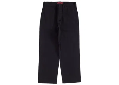 Pre-owned Supreme Men's  Chino Pant (ss24) In Black