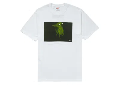 Pre-owned Supreme Men's  Chris Cunningham Chihuahua Tee Shirt In White