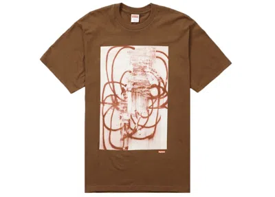 Pre-owned Supreme Men's  Christopher Wool 2001 Tee Shirt In Brown