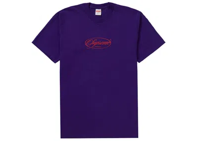 Pre-owned Supreme Men's  Classics Tee Shirt In Purple