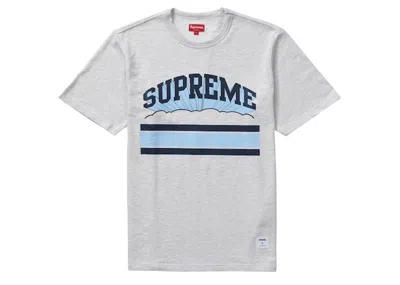Pre-owned Supreme Men's  Cloud Arc Tee Shirt In Ash Grey In Gray