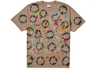 Pre-owned Supreme Men's  Clowns Tee Shirt In Bleached Black