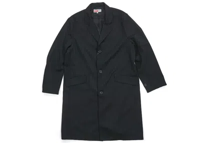 Pre-owned Supreme Men's  Comme Des Garcons Shirt Wool Overcoat In Black