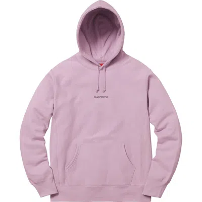Pre-owned Supreme Men's  Compact Logo Hoodie In Pale Violet