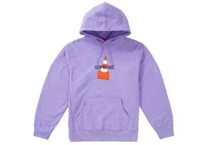 Pre-owned Supreme Men's  Cone Hooded Sweatshirt In Lavender