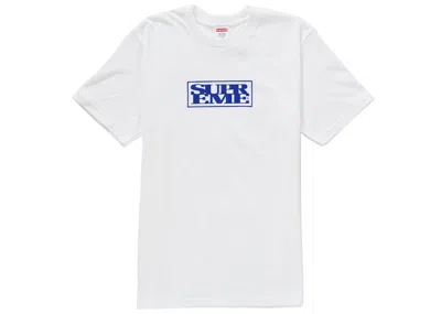 Pre-owned Supreme Men's  Connect Tee Shirt In White
