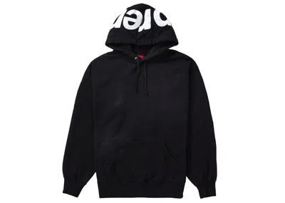 Pre-owned Supreme Men's  Contrast Hooded Sweatshirt In Black