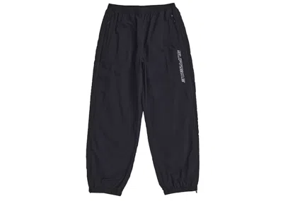 Pre-owned Supreme Men's  Contrast Zip Warm Up Pant In Black