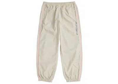 Pre-owned Supreme Men's  Contrast Zip Warm Up Pant In Tan In Brown
