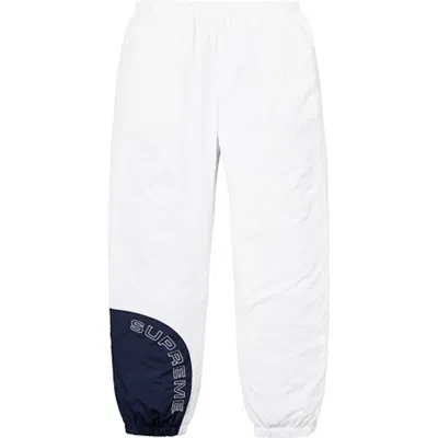 Pre-owned Supreme Men's  Corner Arc Track Pant In White