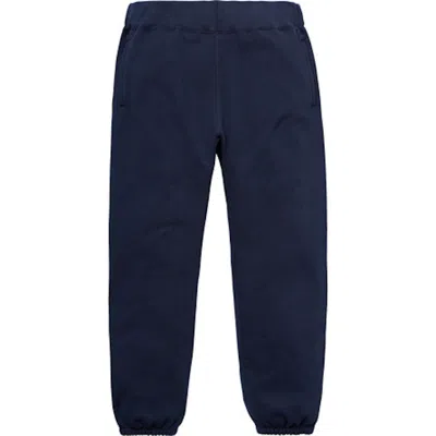Pre-owned Supreme Men's  Corner Label Sweatpant In Navy Blue