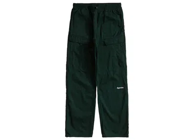 Pre-owned Supreme Men's  Cotton Cinch Pant (fw21) In Dark Green