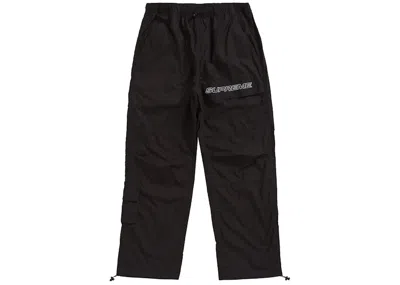 Pre-owned Supreme Men's  Cotton Cinch Pant In Black