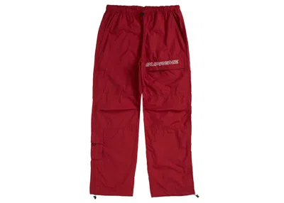 Pre-owned Supreme Men's  Cotton Cinch Pant In Dark Red
