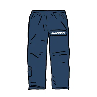 Pre-owned Supreme Men's  Cotton Cinch Pant In Navy Blue