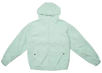 Pre-owned Supreme Men's  Cotton Hooded Raglan Jacket In Sea Foam In Green